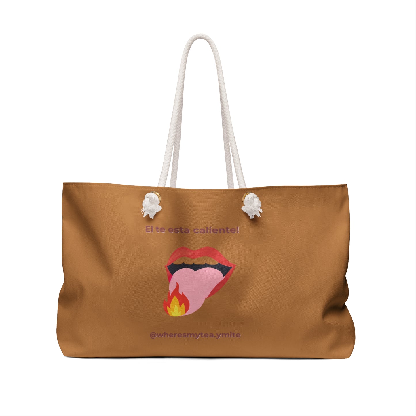 Fun El Te Esta Caliente Weekender Bag - Stylish Travel Tote