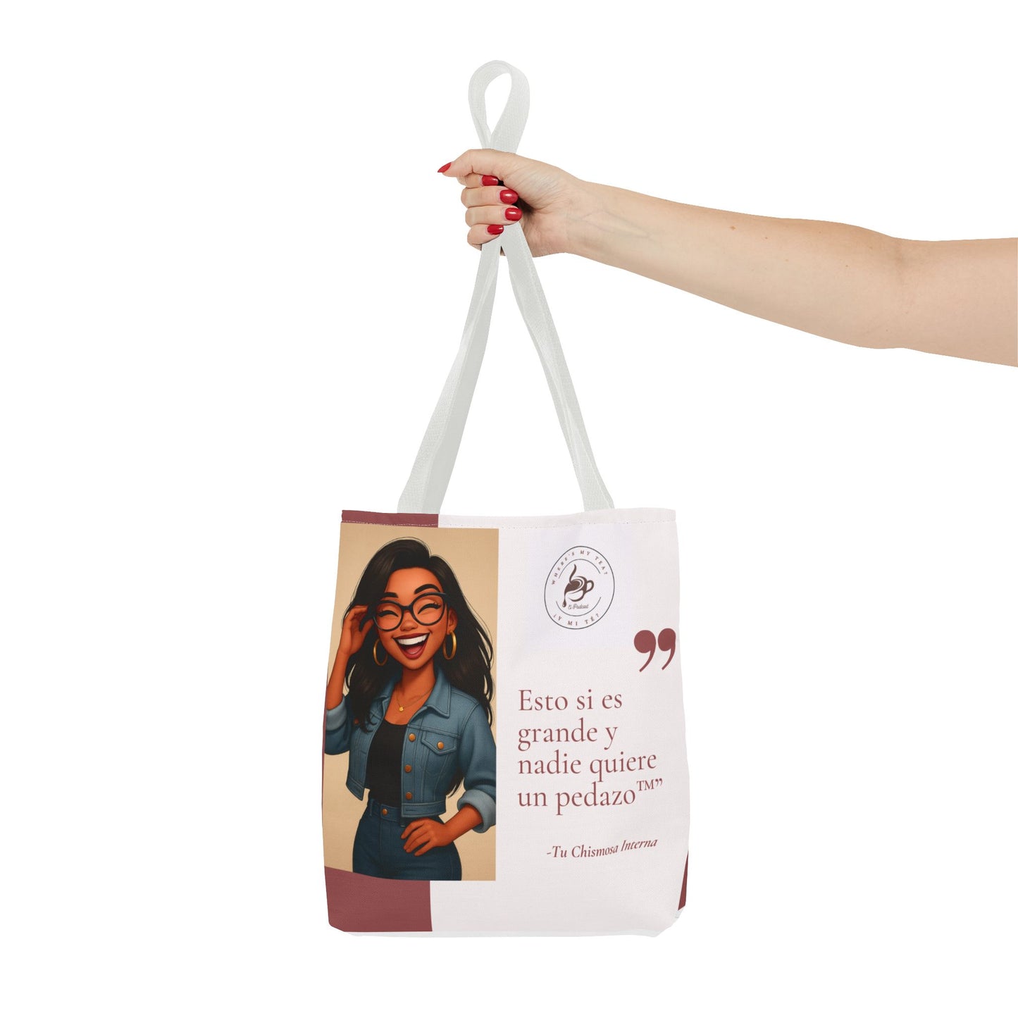 Charming Quote Tote Bag- Esto Si Es Grande