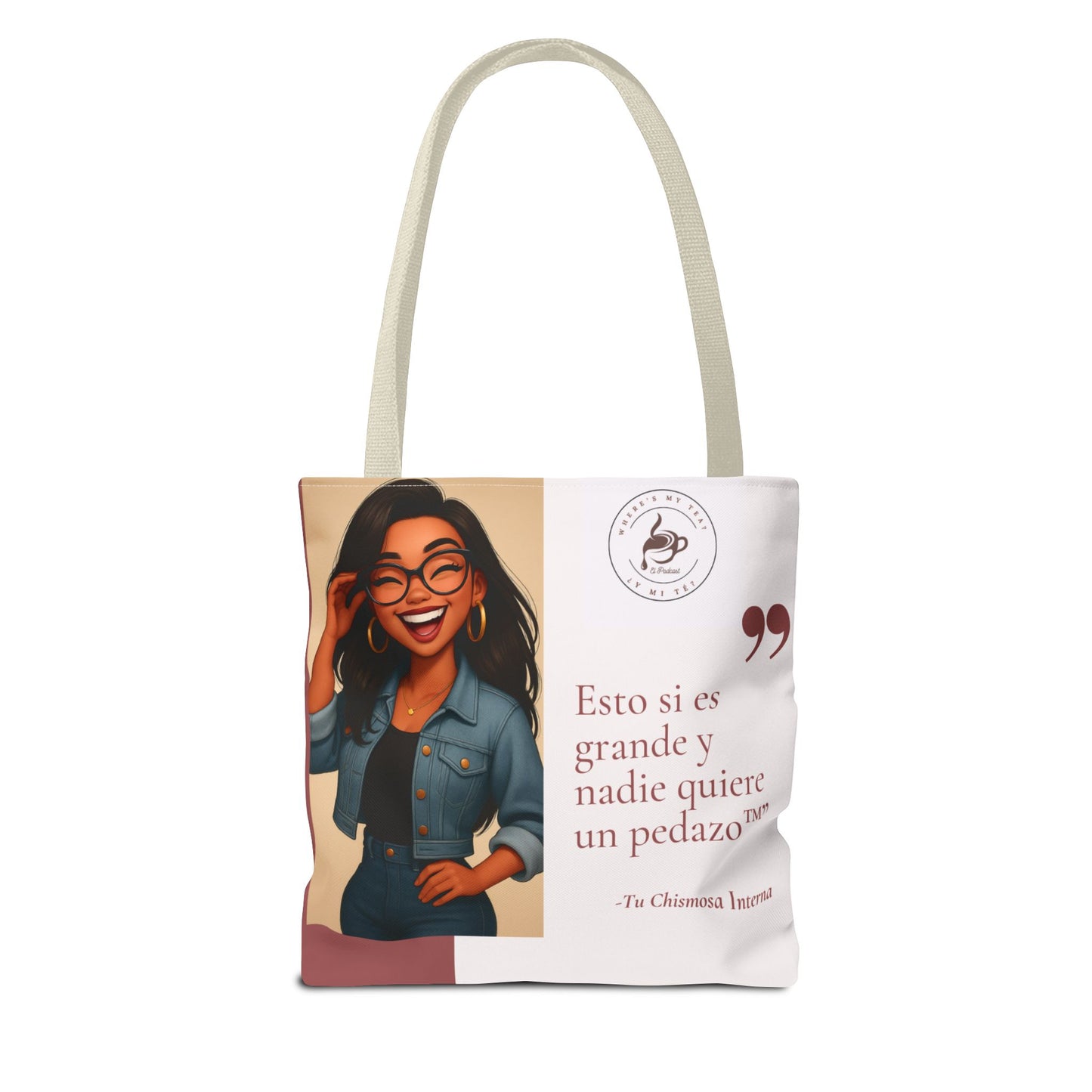 Charming Quote Tote Bag- Esto Si Es Grande