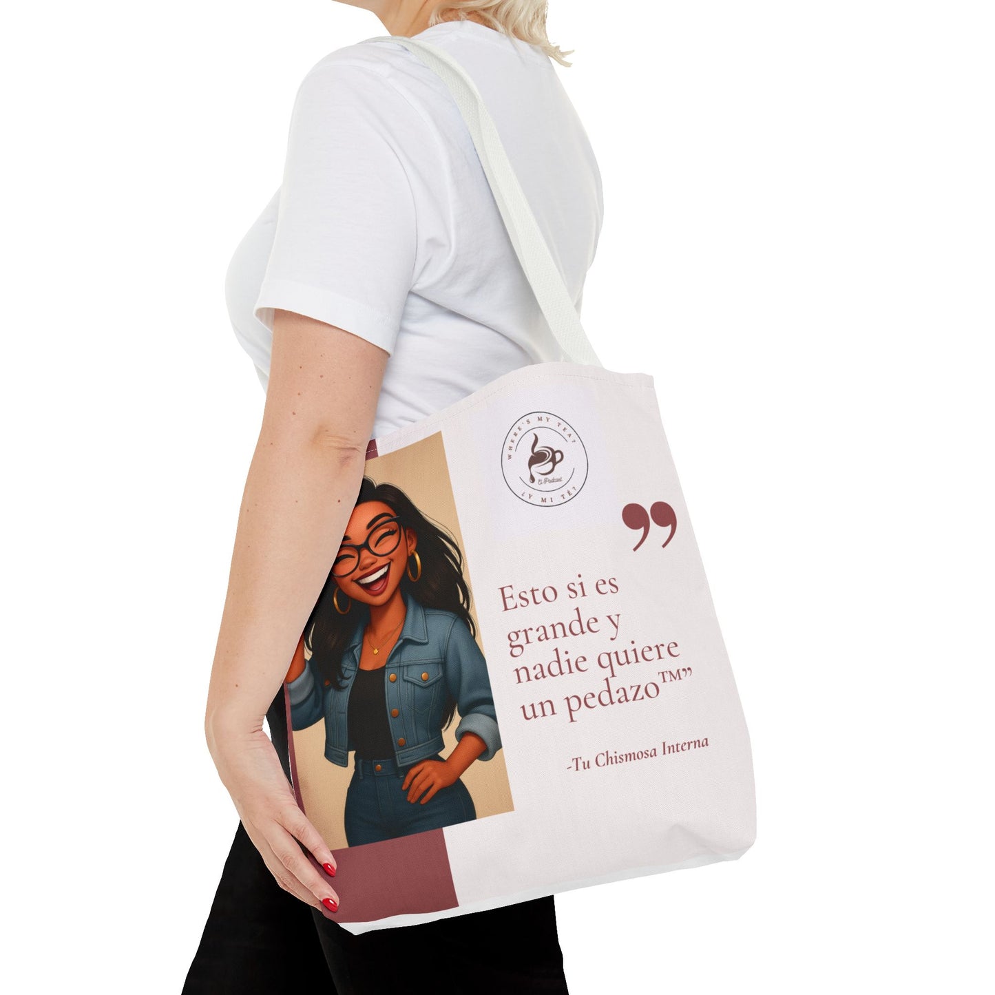 Charming Quote Tote Bag- Esto Si Es Grande