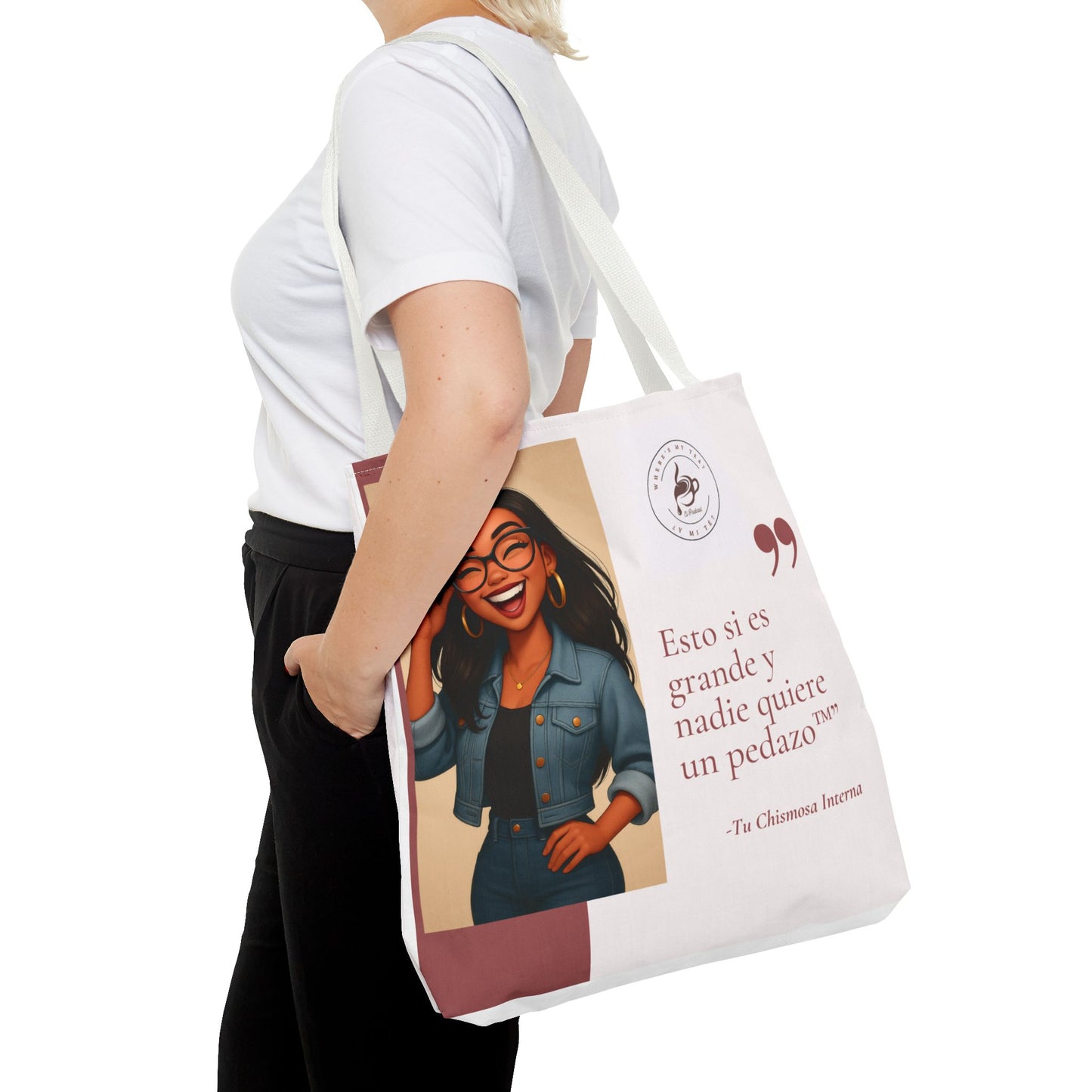 Charming Quote Tote Bag- Esto Si Es Grande