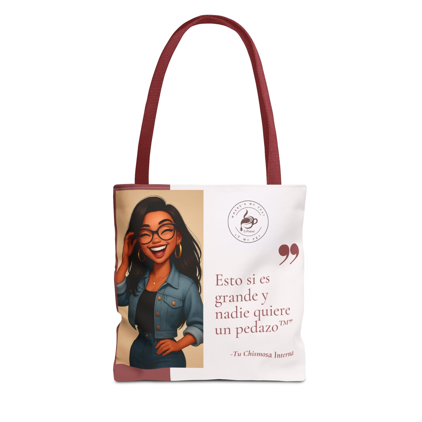 Charming Quote Tote Bag- Esto Si Es Grande