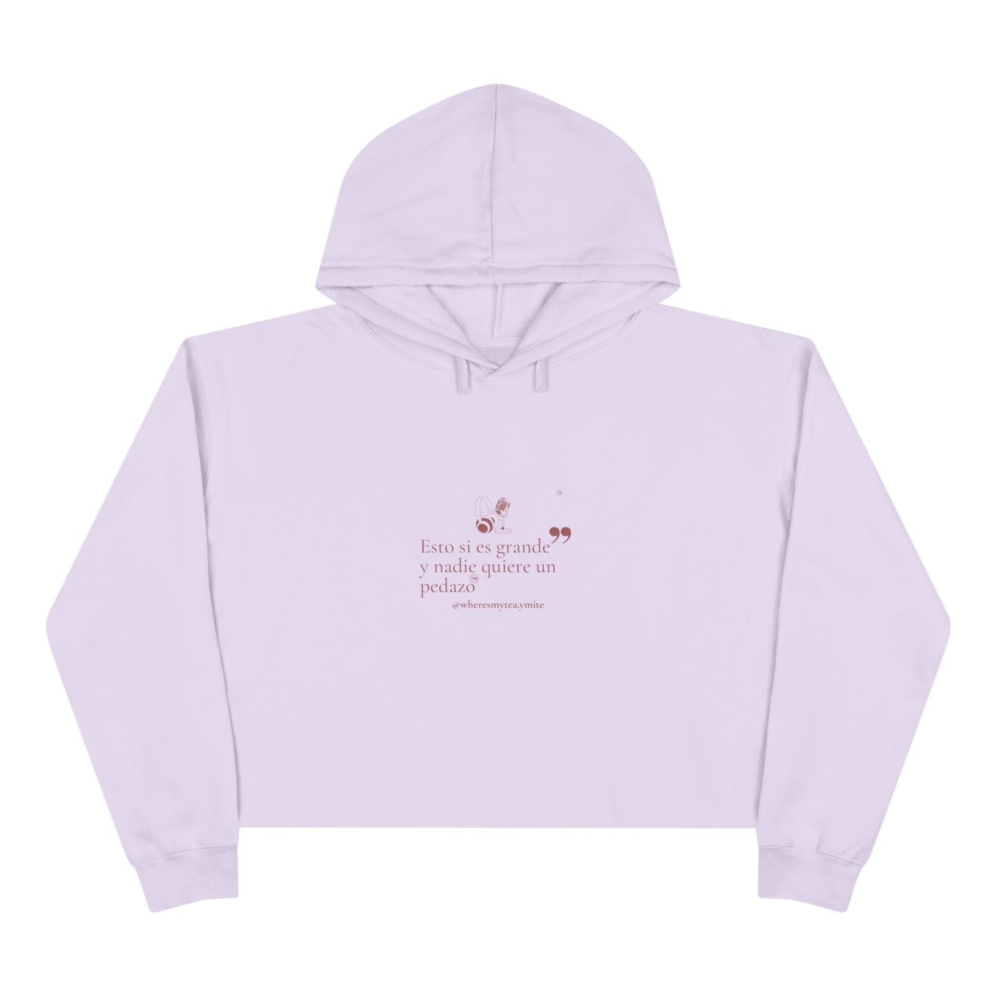 Crop Hoodie- Esto Si Es Grande