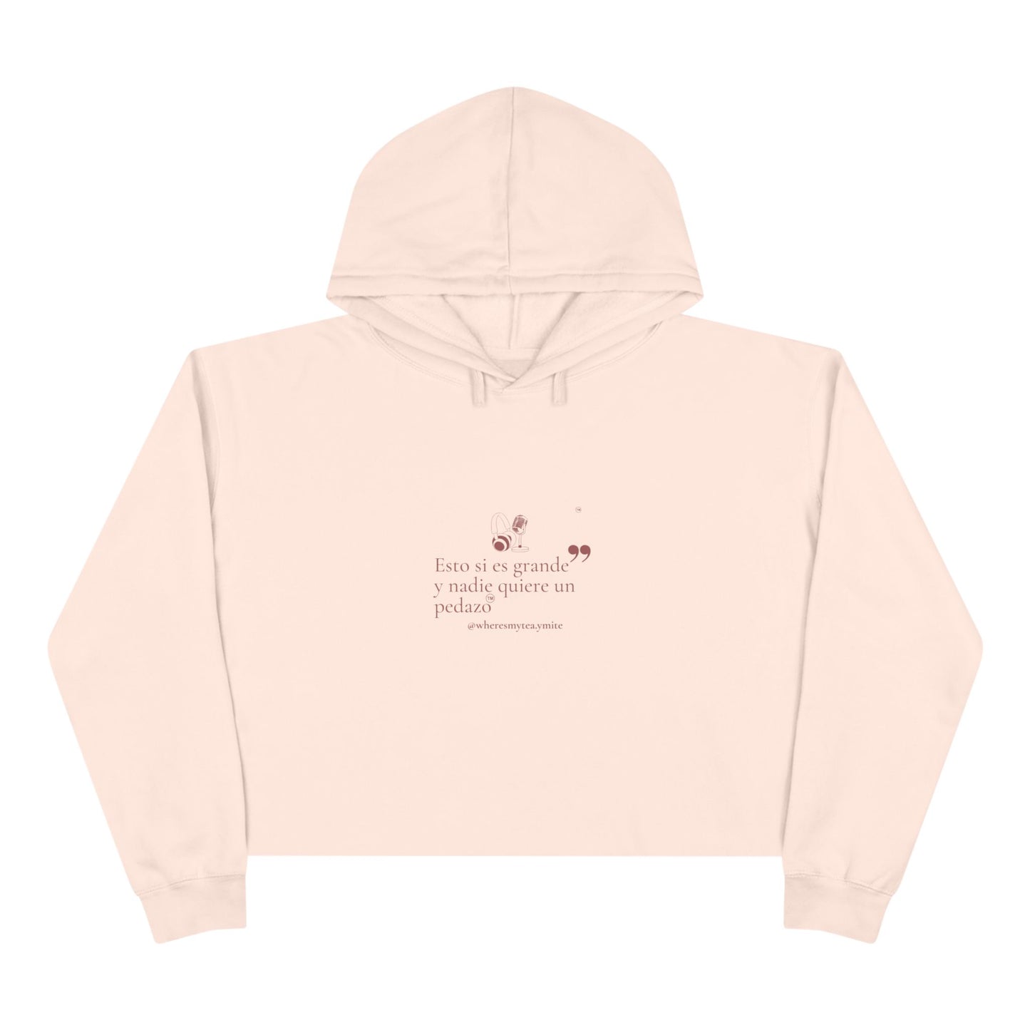 Crop Hoodie- Esto Si Es Grande