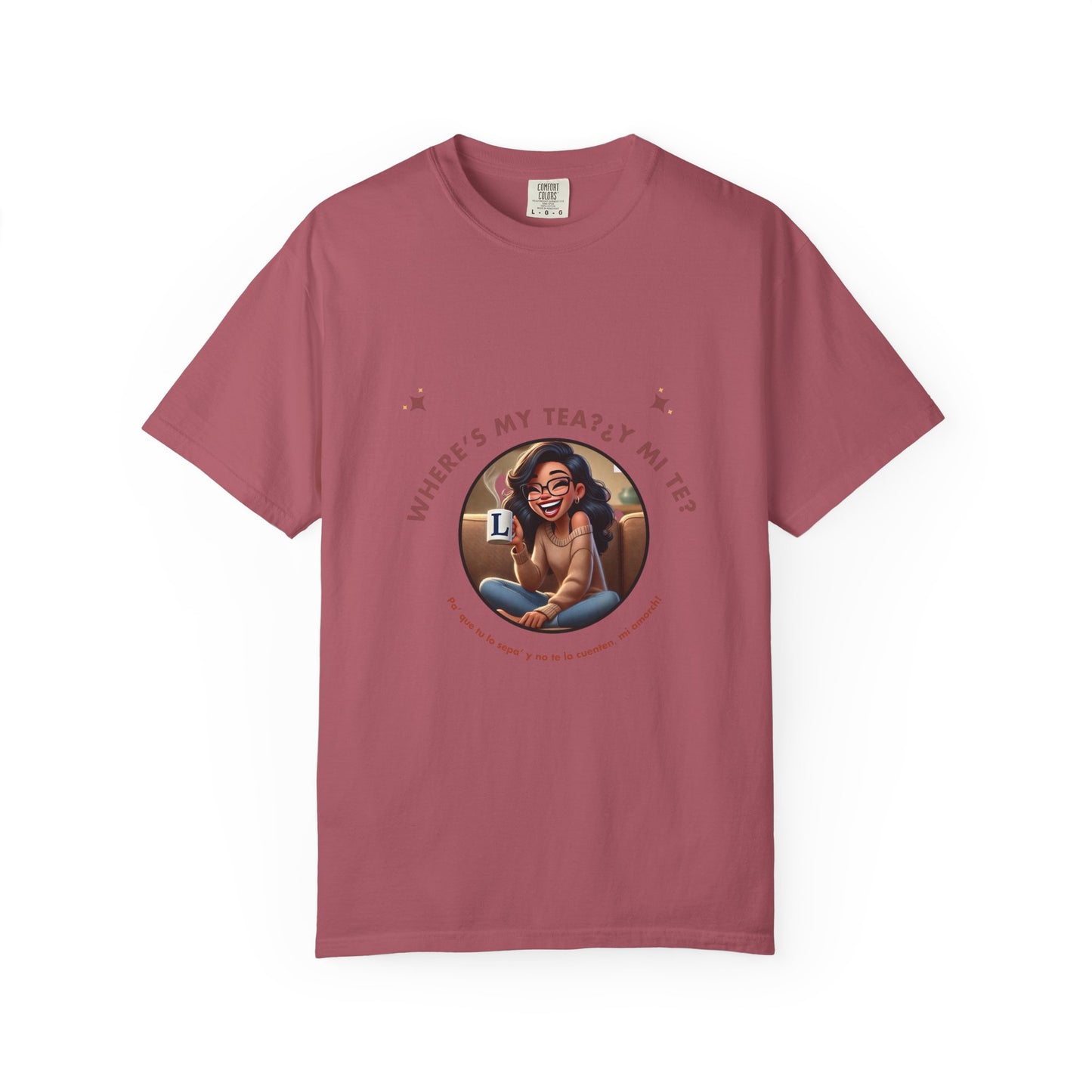 Unisex T-Shirt- Where's My Tea Y Mi Te