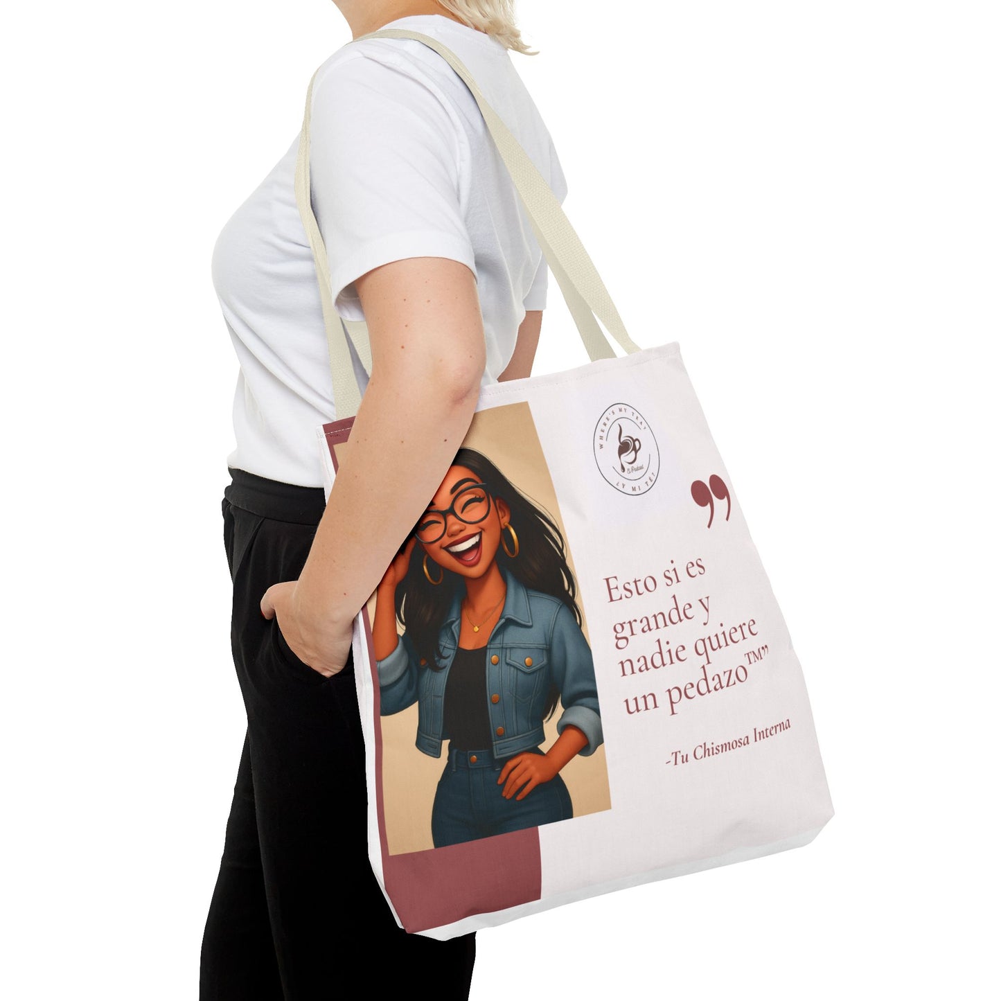 Charming Quote Tote Bag- Esto Si Es Grande