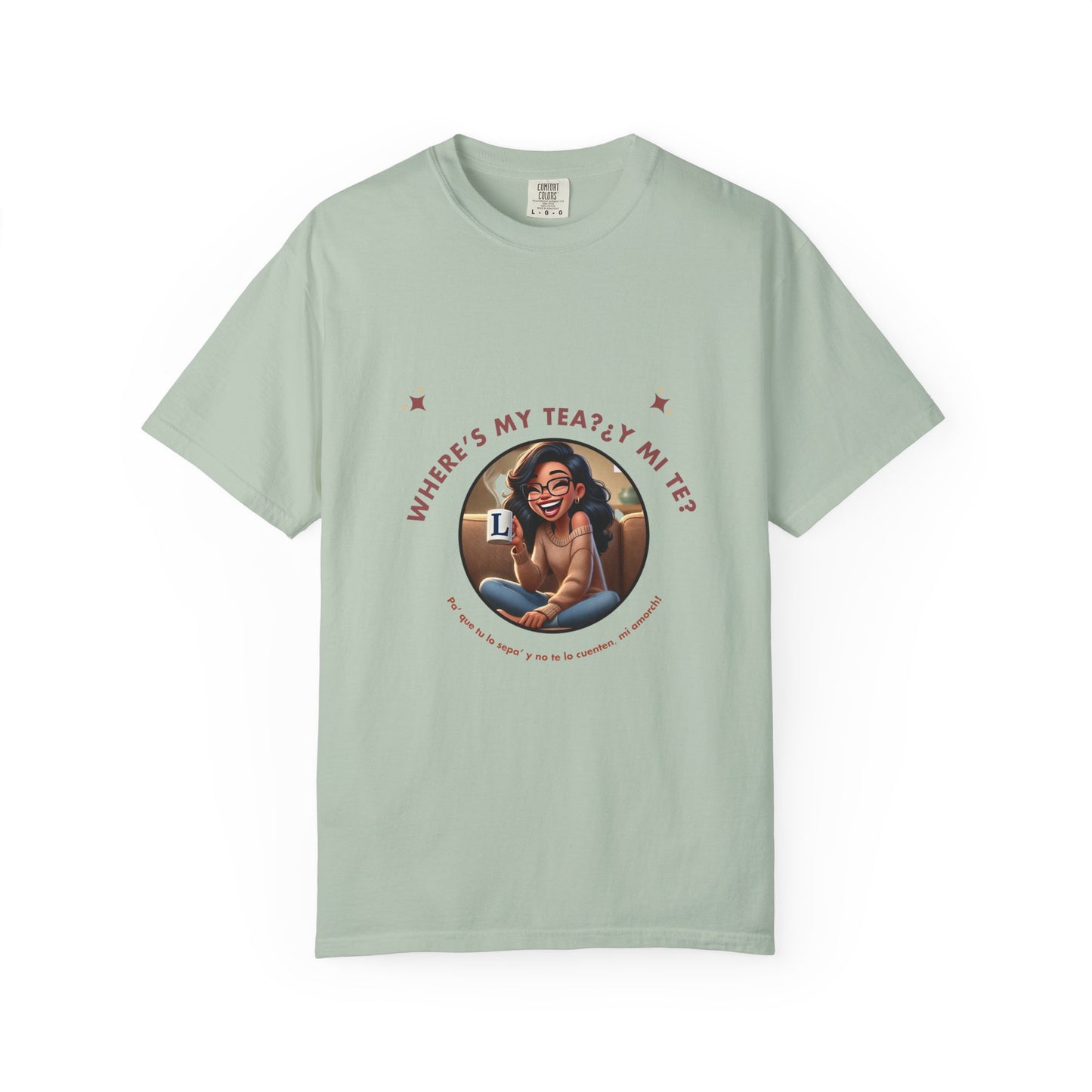 Unisex T-Shirt- Where's My Tea Y Mi Te