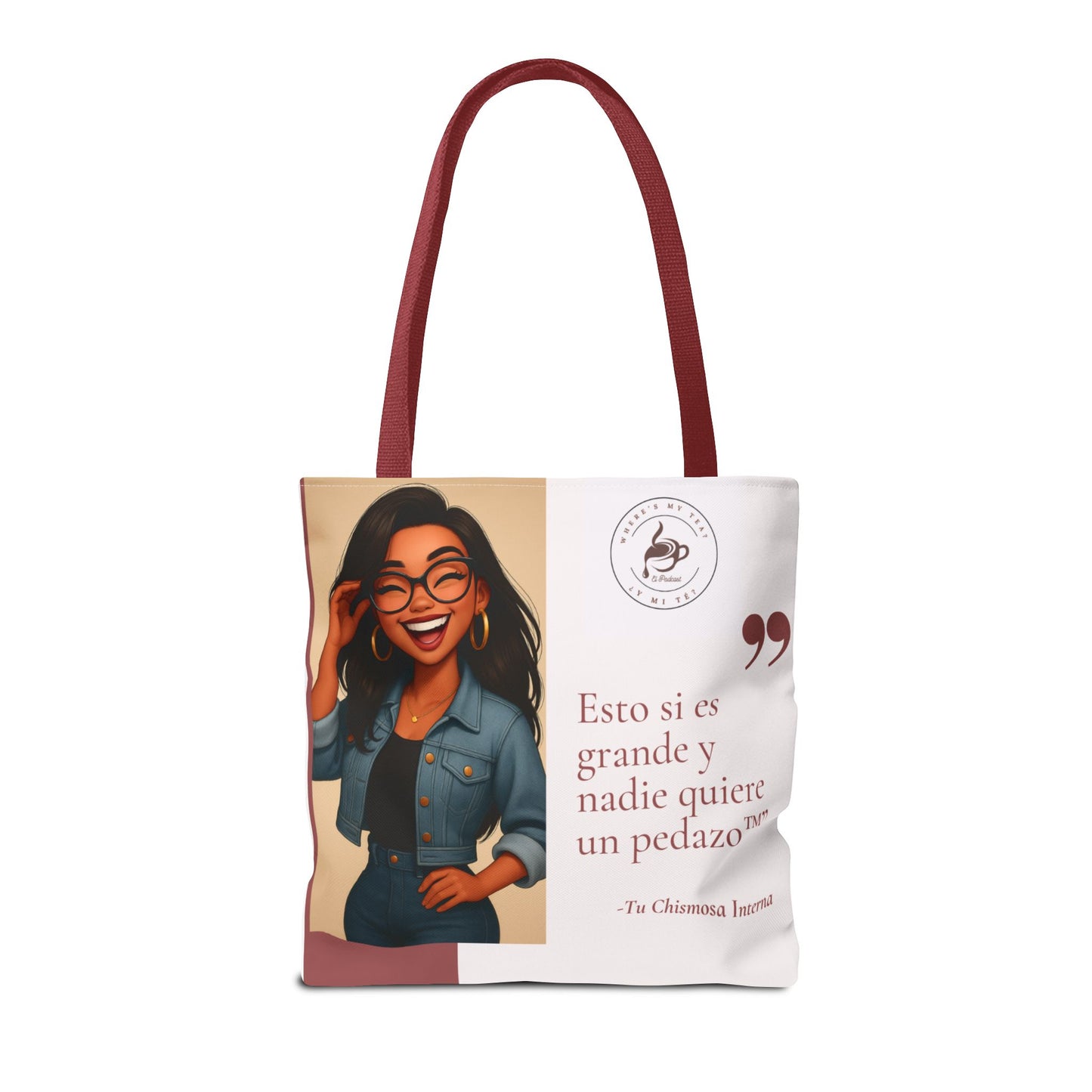 Charming Quote Tote Bag- Esto Si Es Grande