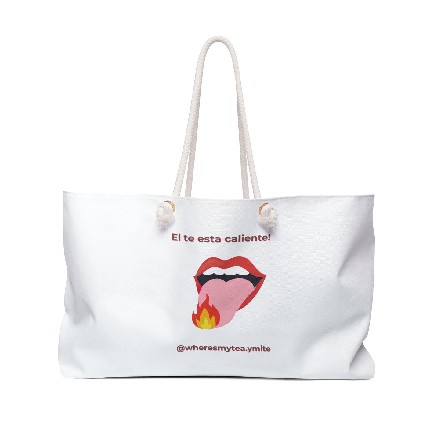Fun El Te Esta Caliente Weekender Bag - Stylish Travel Tote