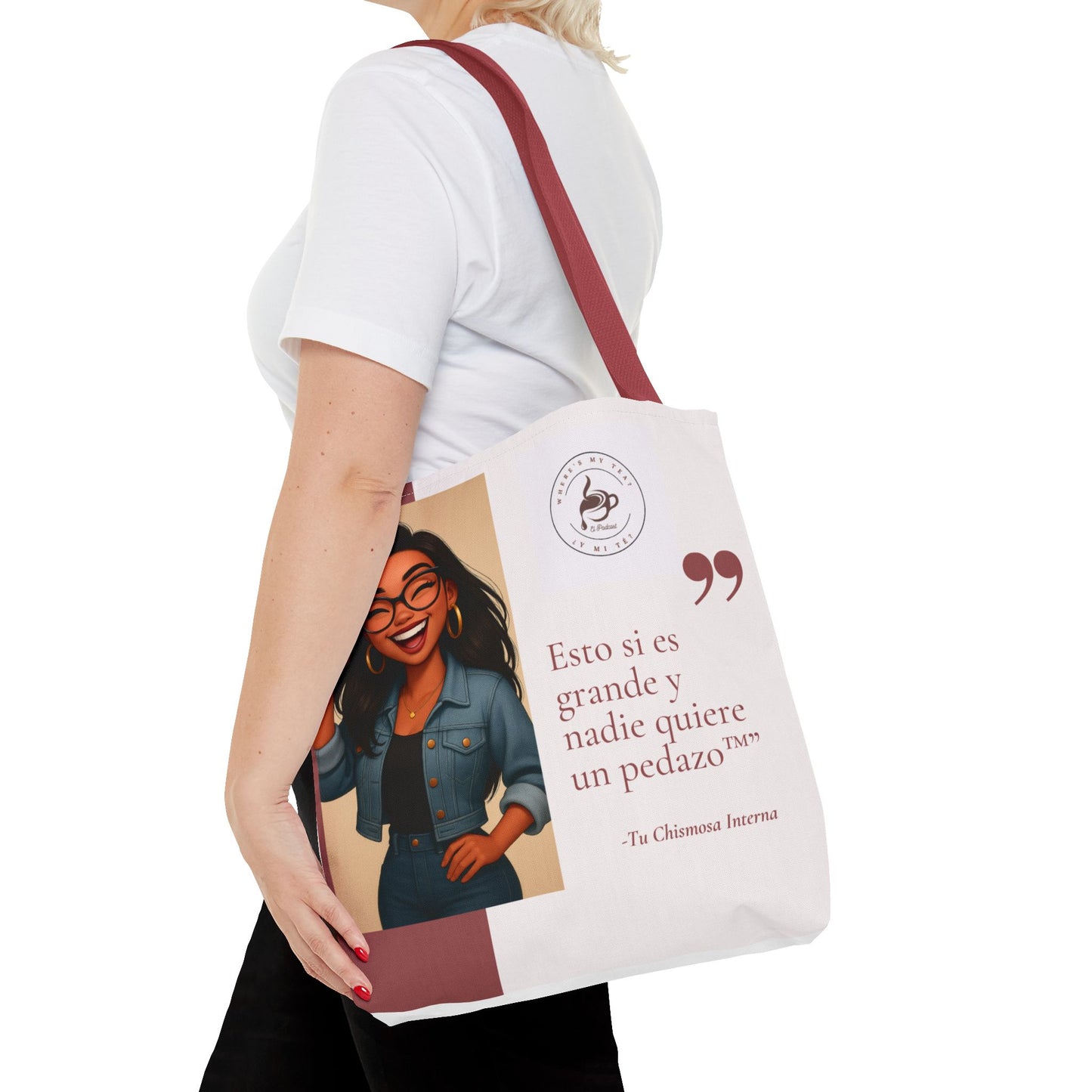 Charming Quote Tote Bag- Esto Si Es Grande