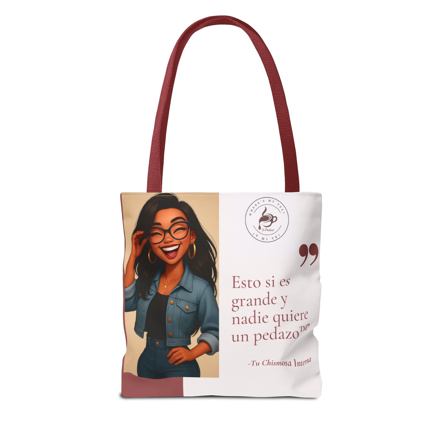 Charming Quote Tote Bag- Esto Si Es Grande