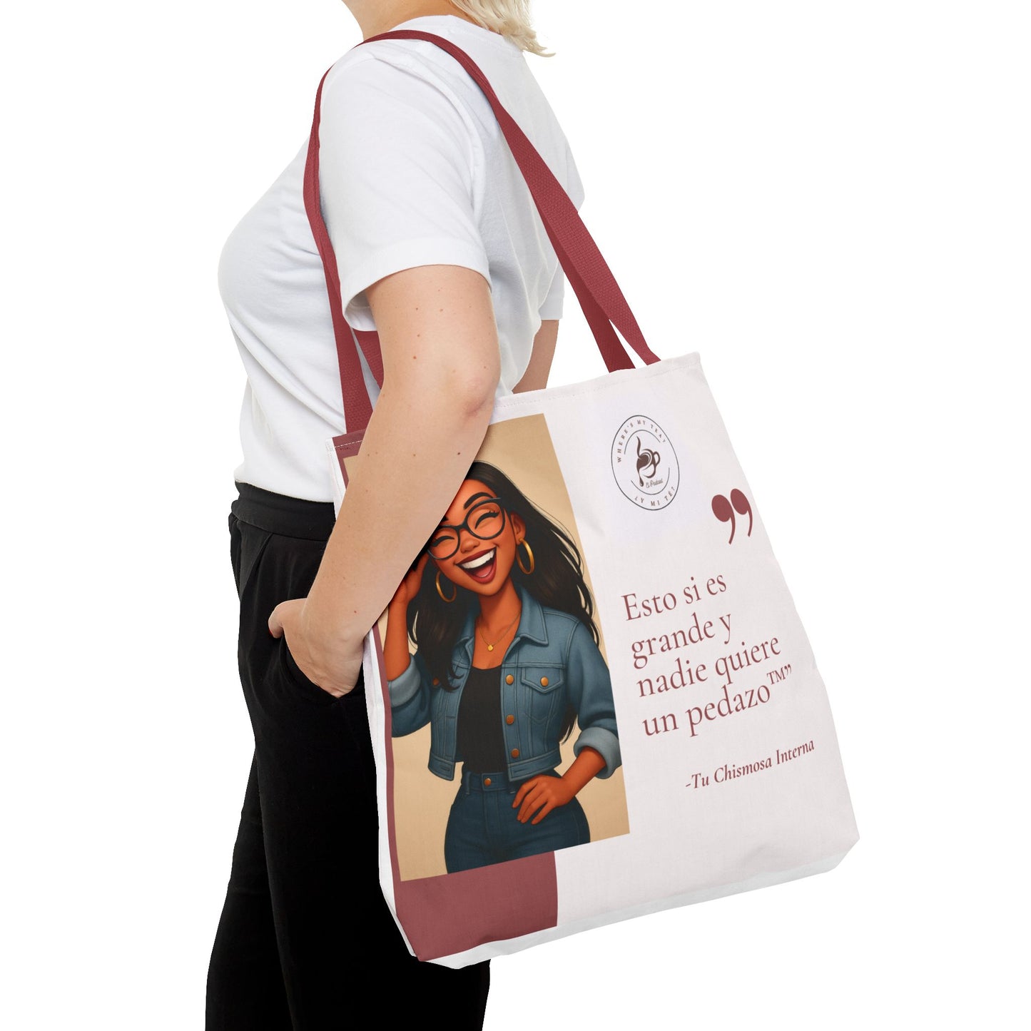Charming Quote Tote Bag- Esto Si Es Grande