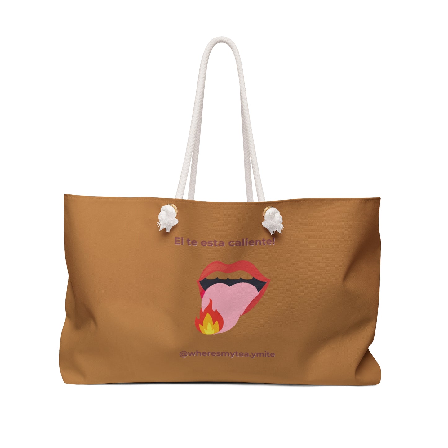 Fun El Te Esta Caliente Weekender Bag - Stylish Travel Tote