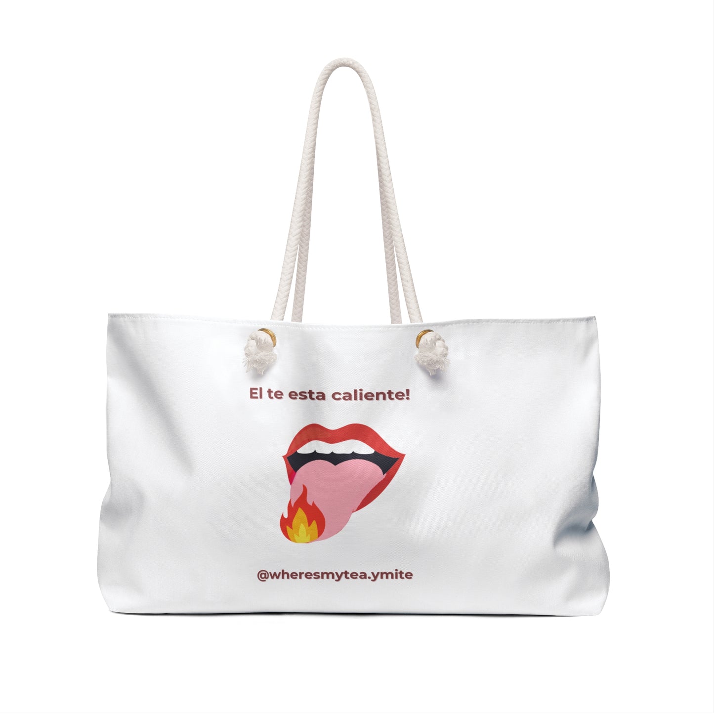 Fun El Te Esta Caliente Weekender Bag - Stylish Travel Tote