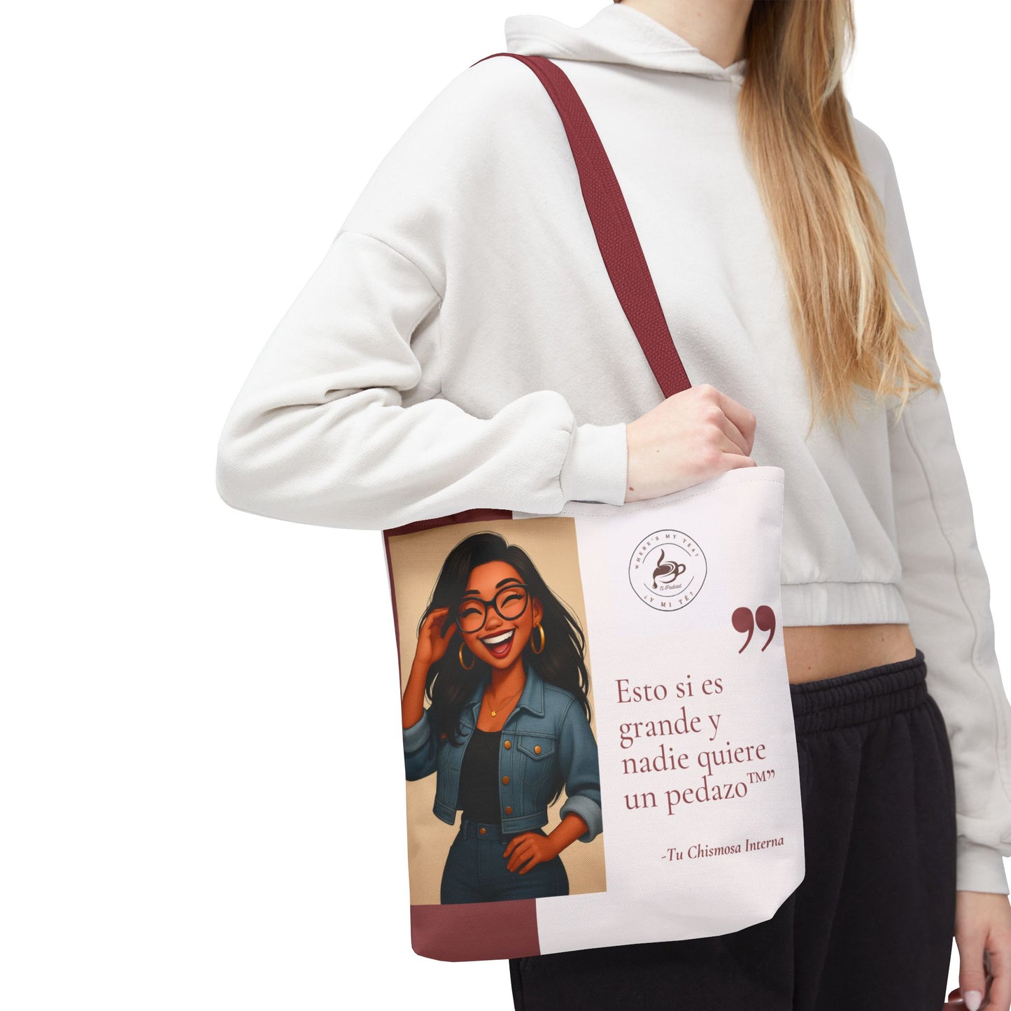 Charming Quote Tote Bag- Esto Si Es Grande