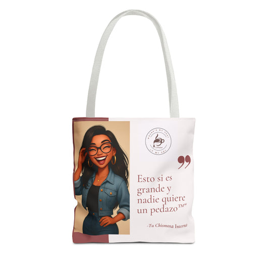 Charming Quote Tote Bag- Esto Si Es Grande