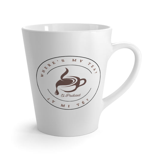 Cozy Latte Mug- Logo Where's My Tea Y Mi Te